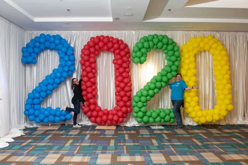 How To Make Large Number Frames by Gary Ledbetter Balloon Academy