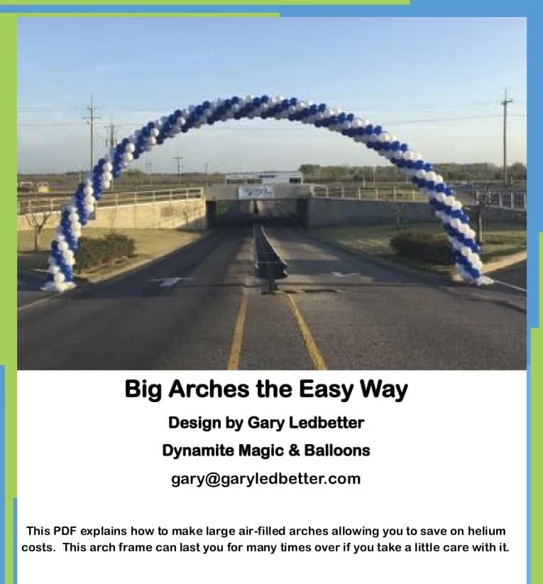 onbetaald pepermunt span Big Arches the Easy Way by Gary Ledbetter - Balloon Academy