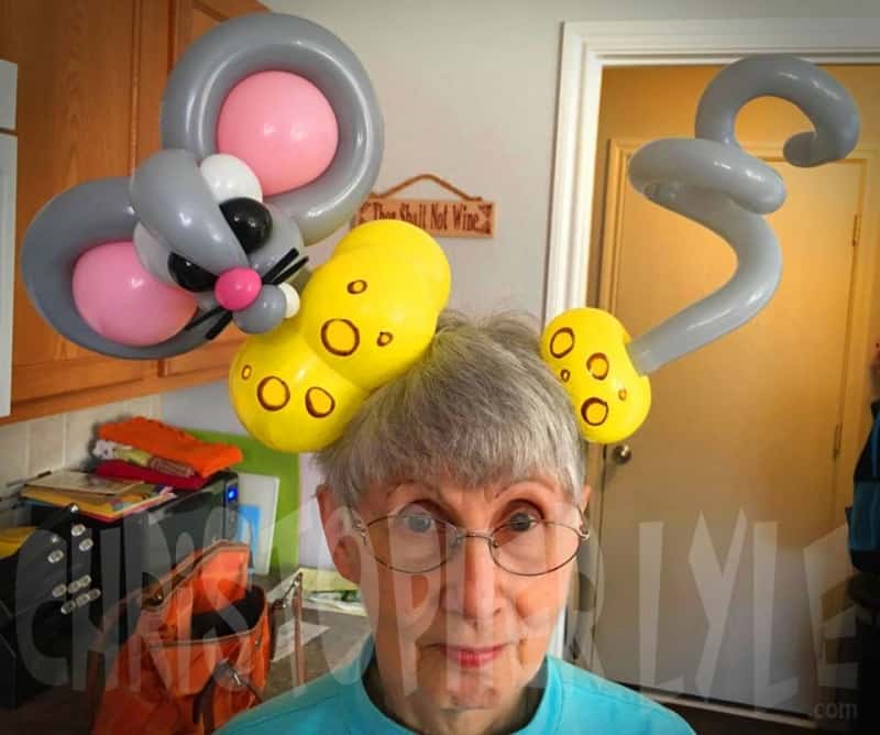 Mischievous Mouse Headband - Clockwork Yellow